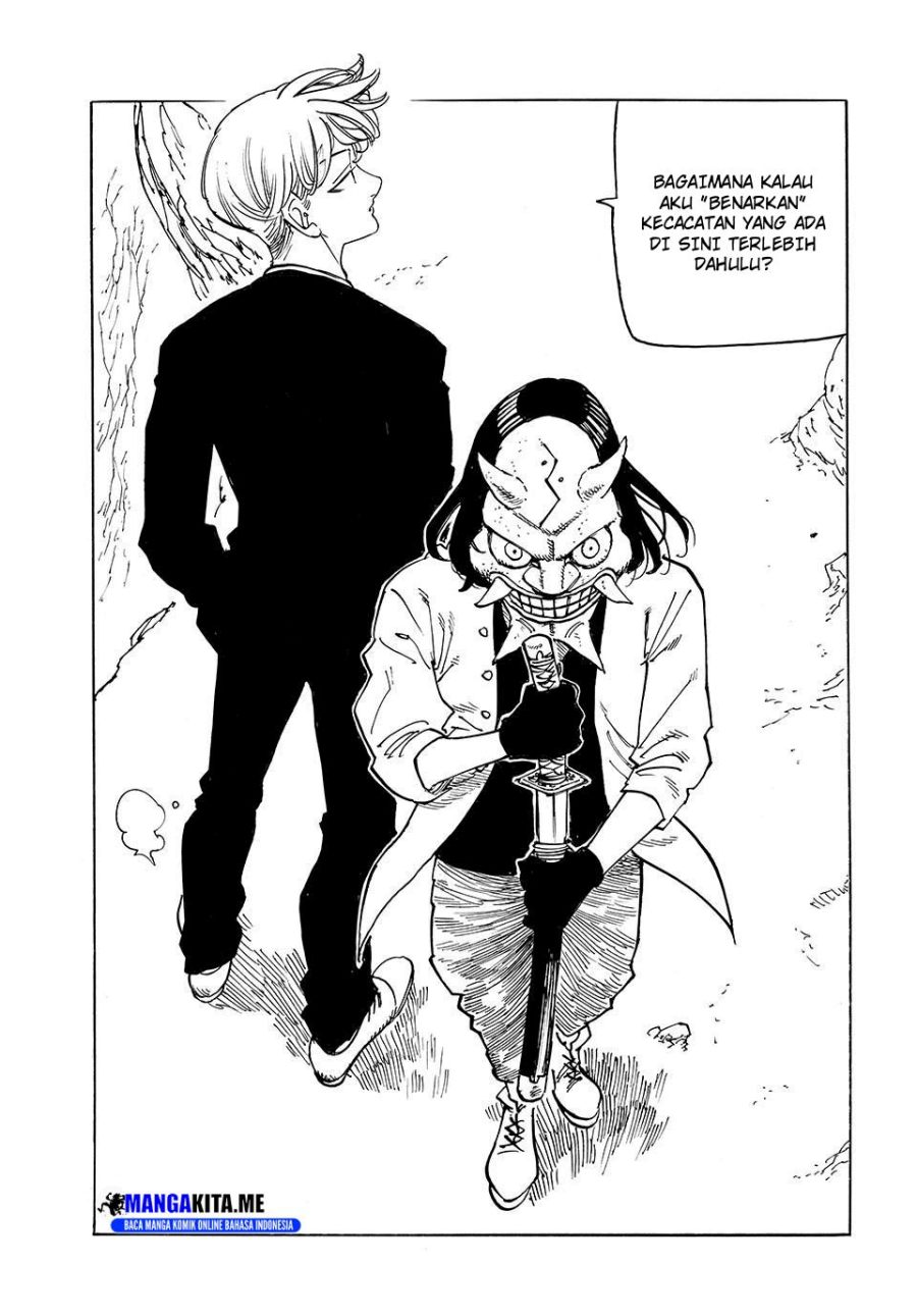 Halaman 15 dari Mokushiroku no Yonkishi Chapter 233