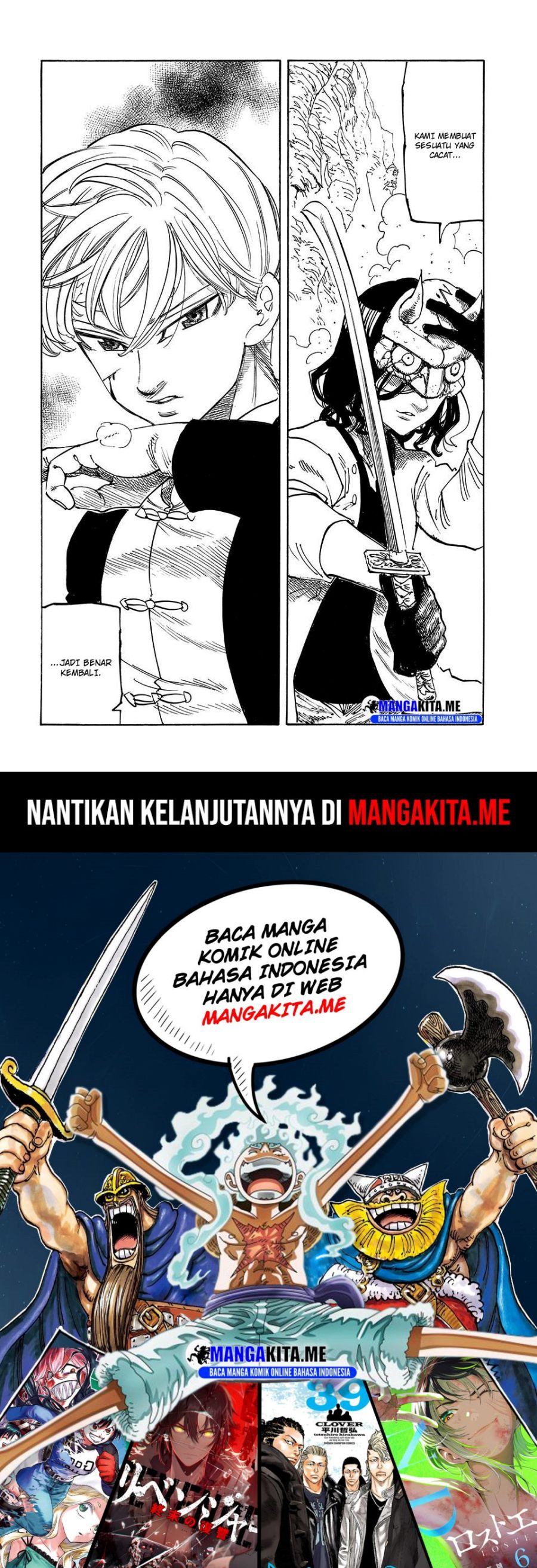 Halaman 20 dari Mokushiroku no Yonkishi Chapter 233