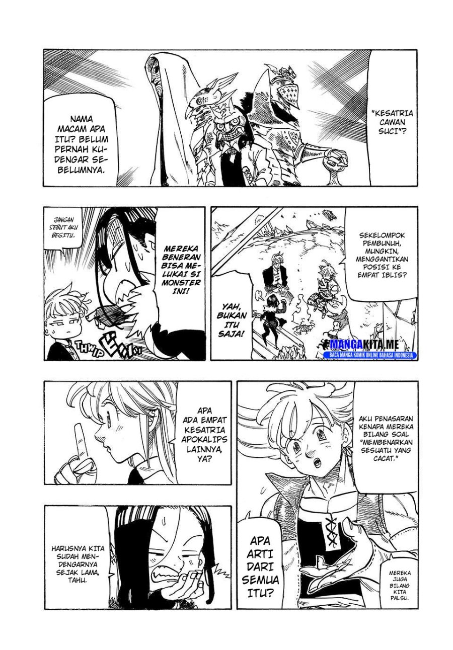 Halaman 11 dari Mokushiroku no Yonkishi Chapter 234