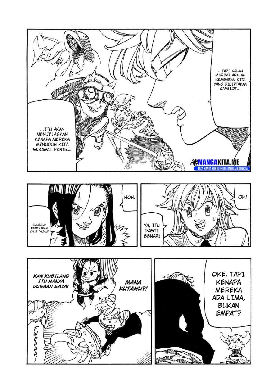 Halaman 15 dari Mokushiroku no Yonkishi Chapter 234