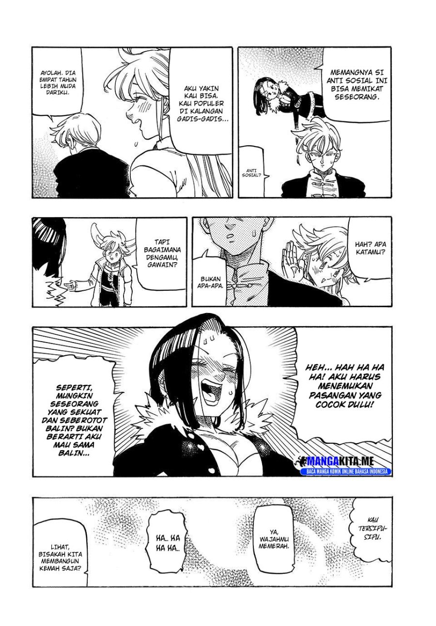 Halaman 18 dari Mokushiroku no Yonkishi Chapter 234
