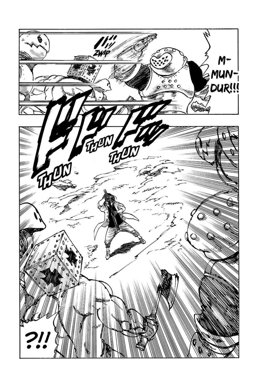 Halaman 16 dari Mokushiroku no Yonkishi Chapter 235