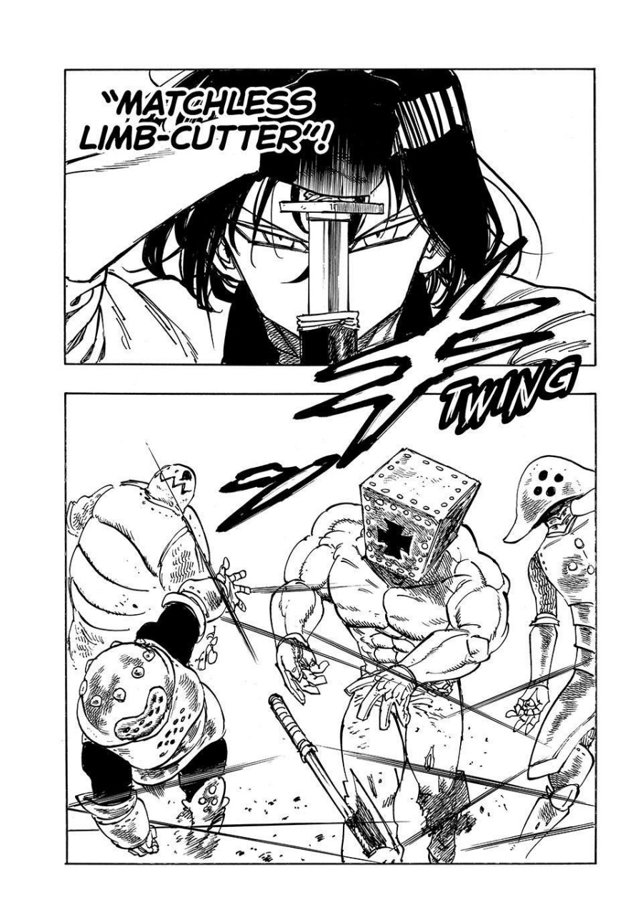 Halaman 17 dari Mokushiroku no Yonkishi Chapter 235