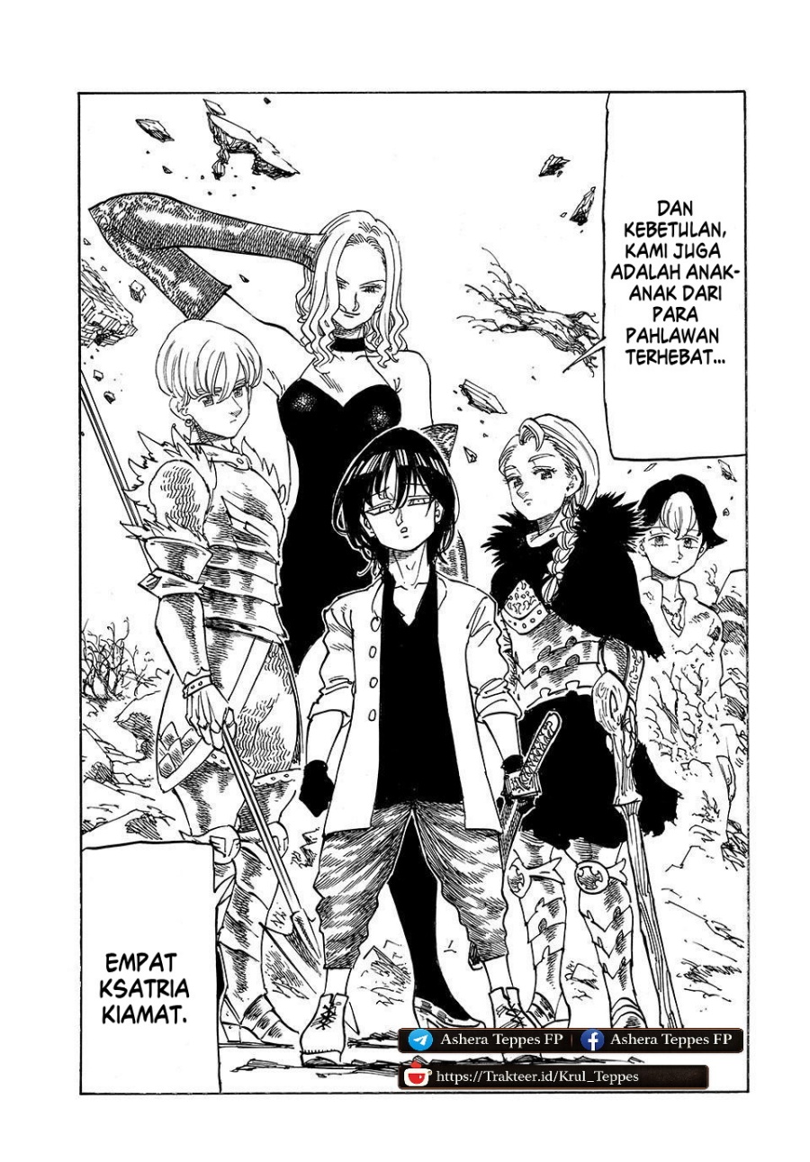 Halaman 19 dari Mokushiroku no Yonkishi Chapter 235