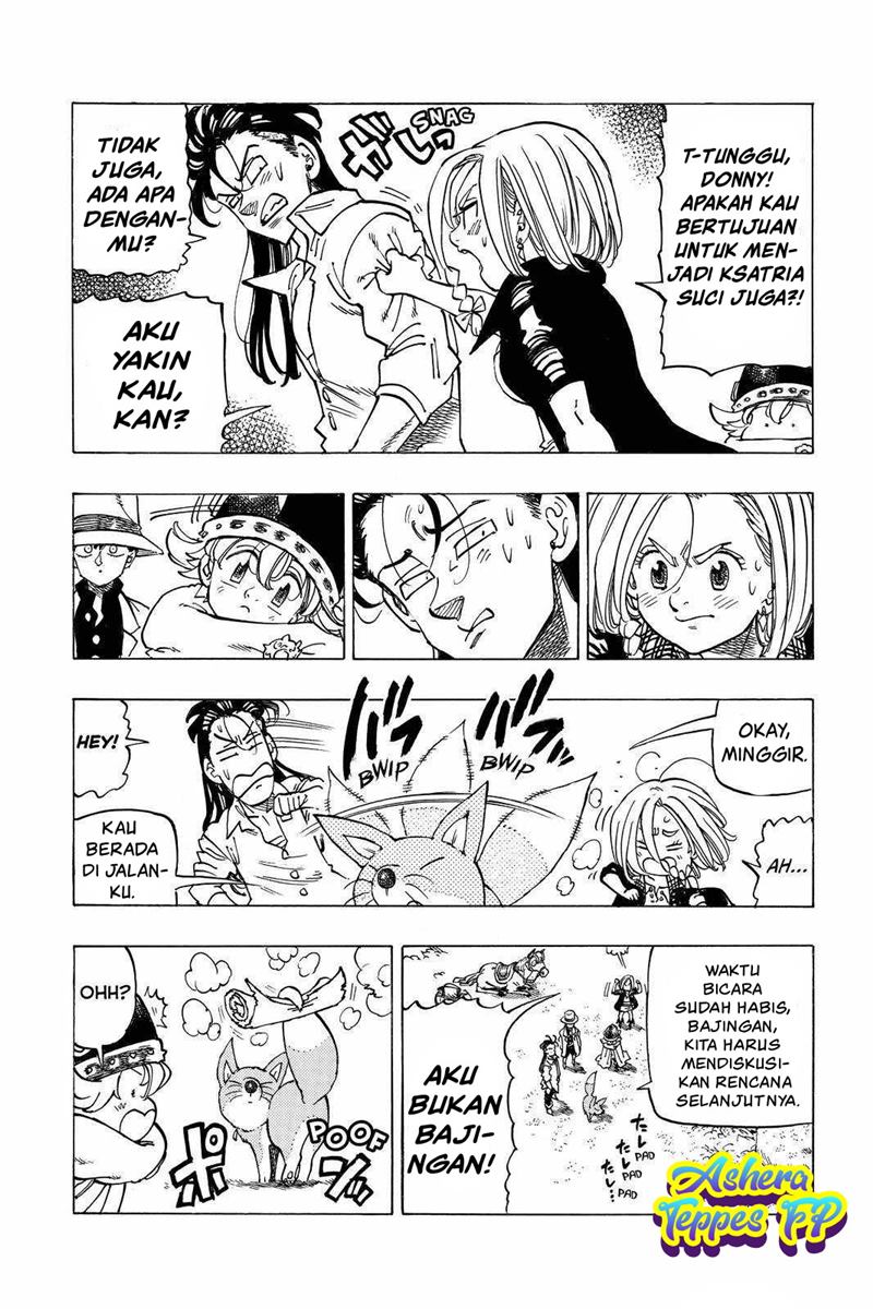 Halaman 16 dari Mokushiroku no Yonkishi Chapter 24
