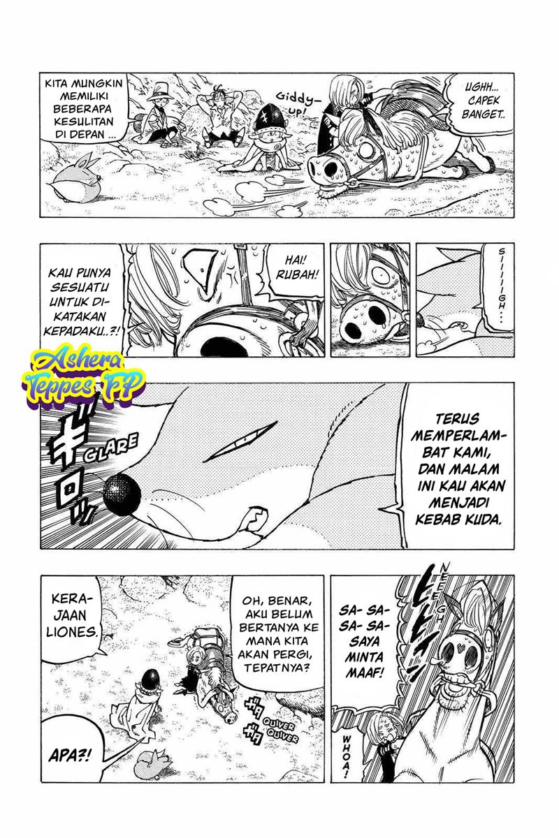 Halaman 9 dari Mokushiroku no Yonkishi Chapter 24