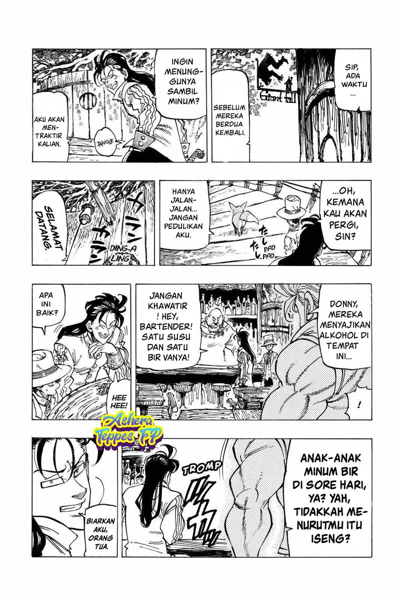 Halaman 15 dari Mokushiroku no Yonkishi Chapter 25