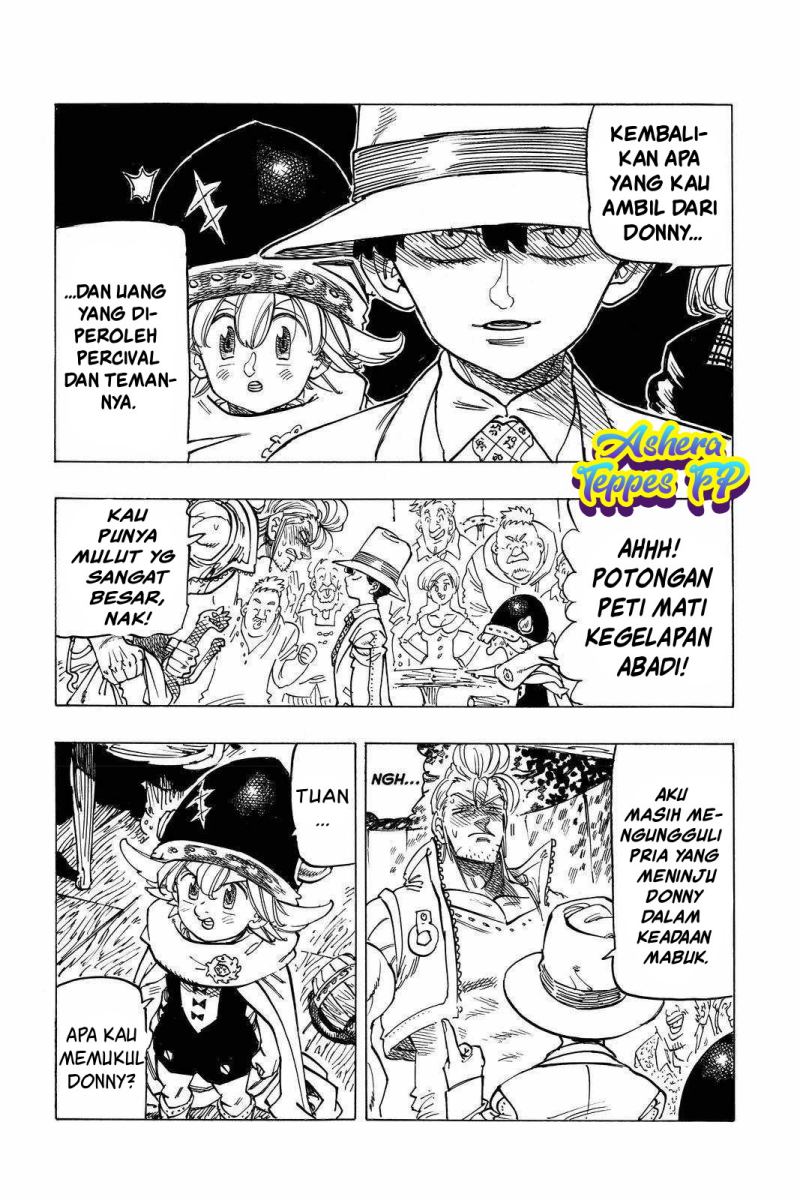 Halaman 13 dari Mokushiroku no Yonkishi Chapter 26