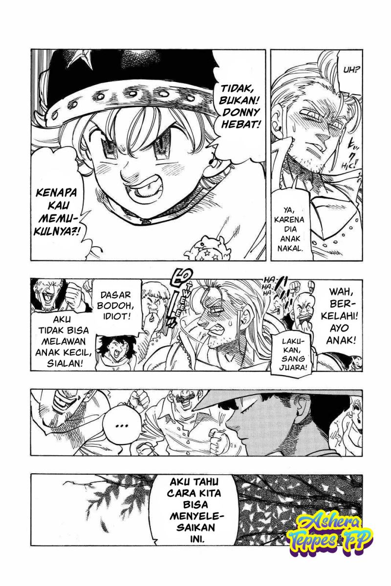 Halaman 14 dari Mokushiroku no Yonkishi Chapter 26