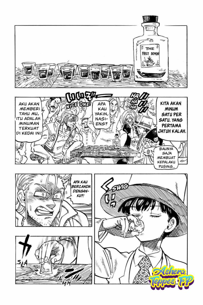 Halaman 15 dari Mokushiroku no Yonkishi Chapter 26