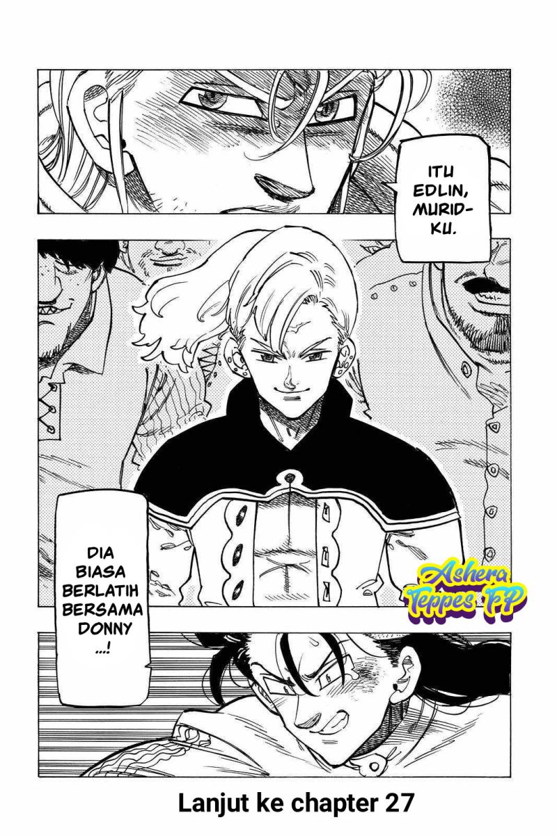 Halaman 20 dari Mokushiroku no Yonkishi Chapter 26