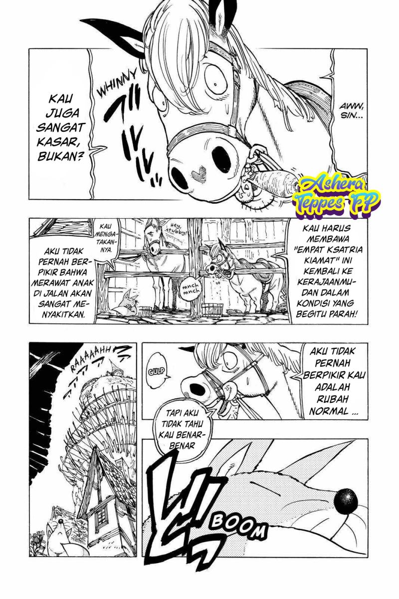 Halaman 3 dari Mokushiroku no Yonkishi Chapter 26