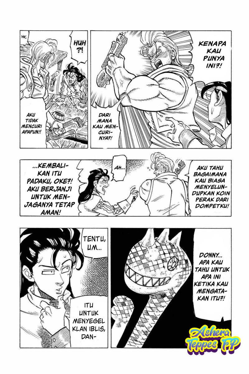 Halaman 8 dari Mokushiroku no Yonkishi Chapter 26