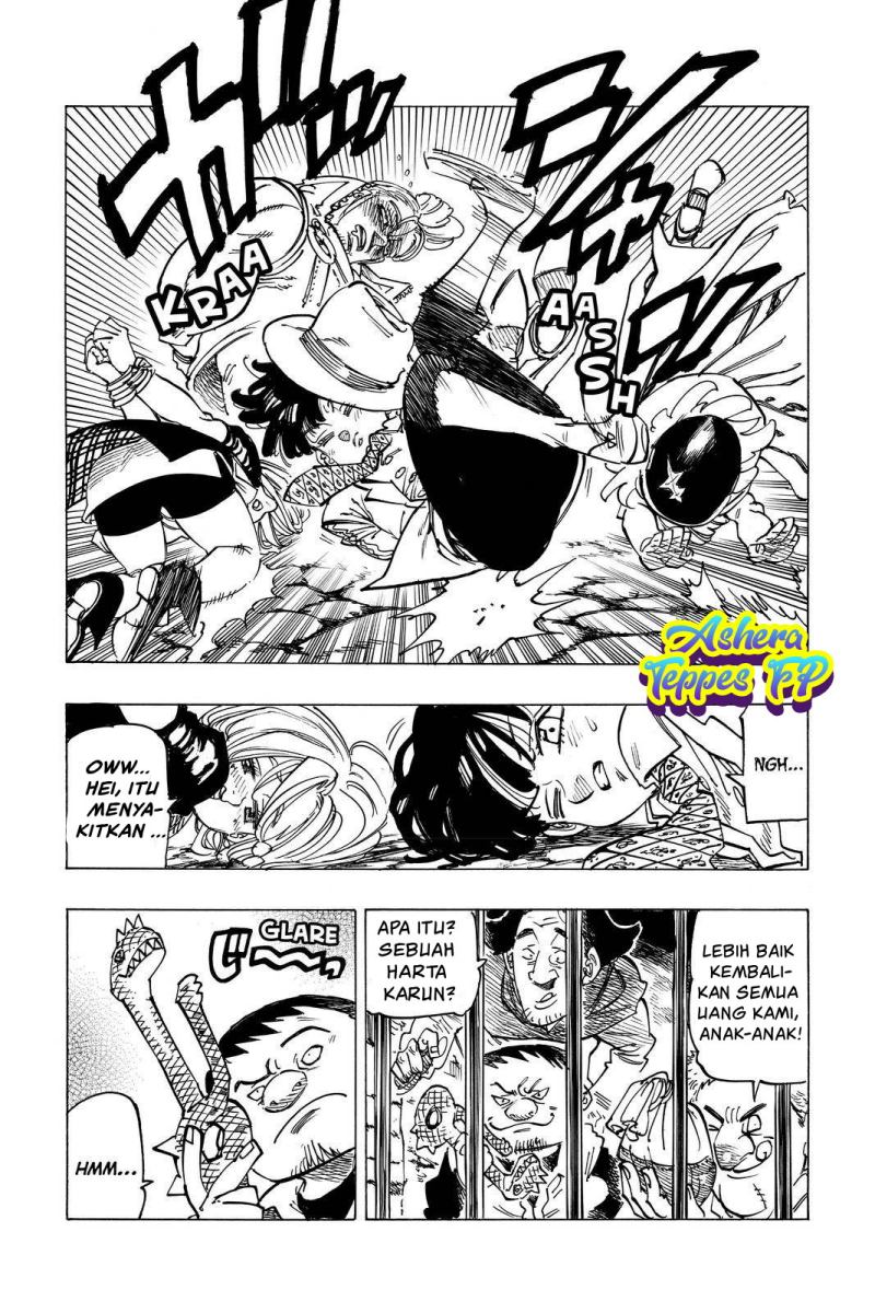 Halaman 16 dari Mokushiroku no Yonkishi Chapter 27