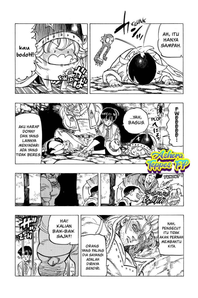 Halaman 17 dari Mokushiroku no Yonkishi Chapter 27