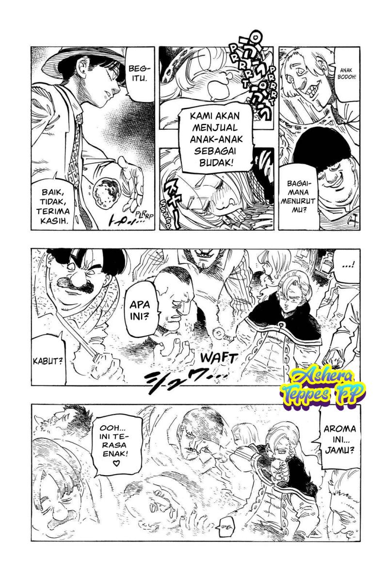 Halaman 7 dari Mokushiroku no Yonkishi Chapter 27