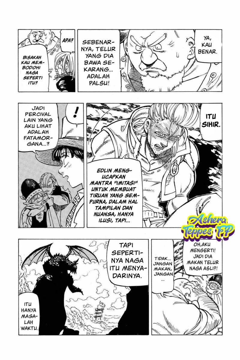Halaman 14 dari Mokushiroku no Yonkishi Chapter 28