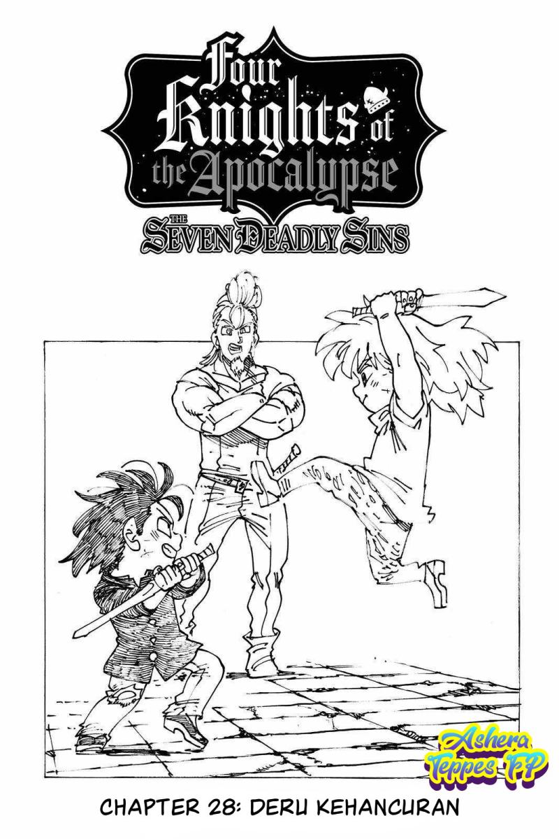 Halaman 2 dari Mokushiroku no Yonkishi Chapter 28