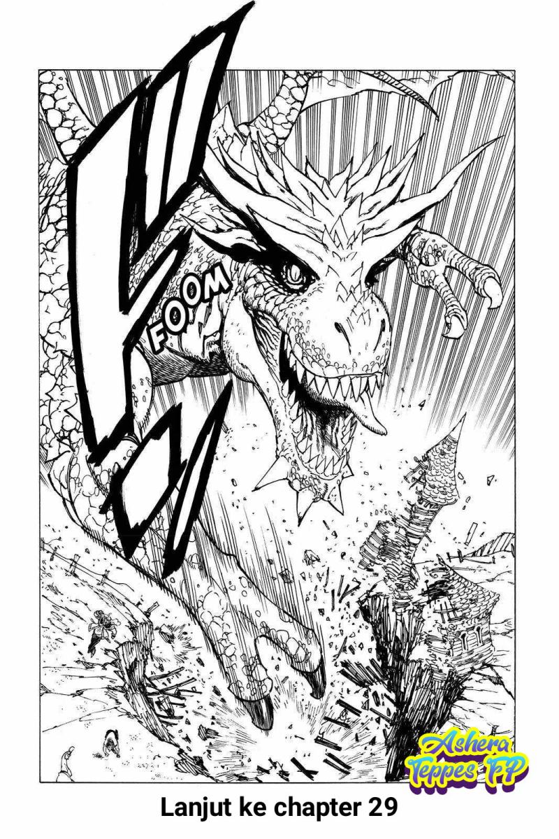 Halaman 20 dari Mokushiroku no Yonkishi Chapter 28