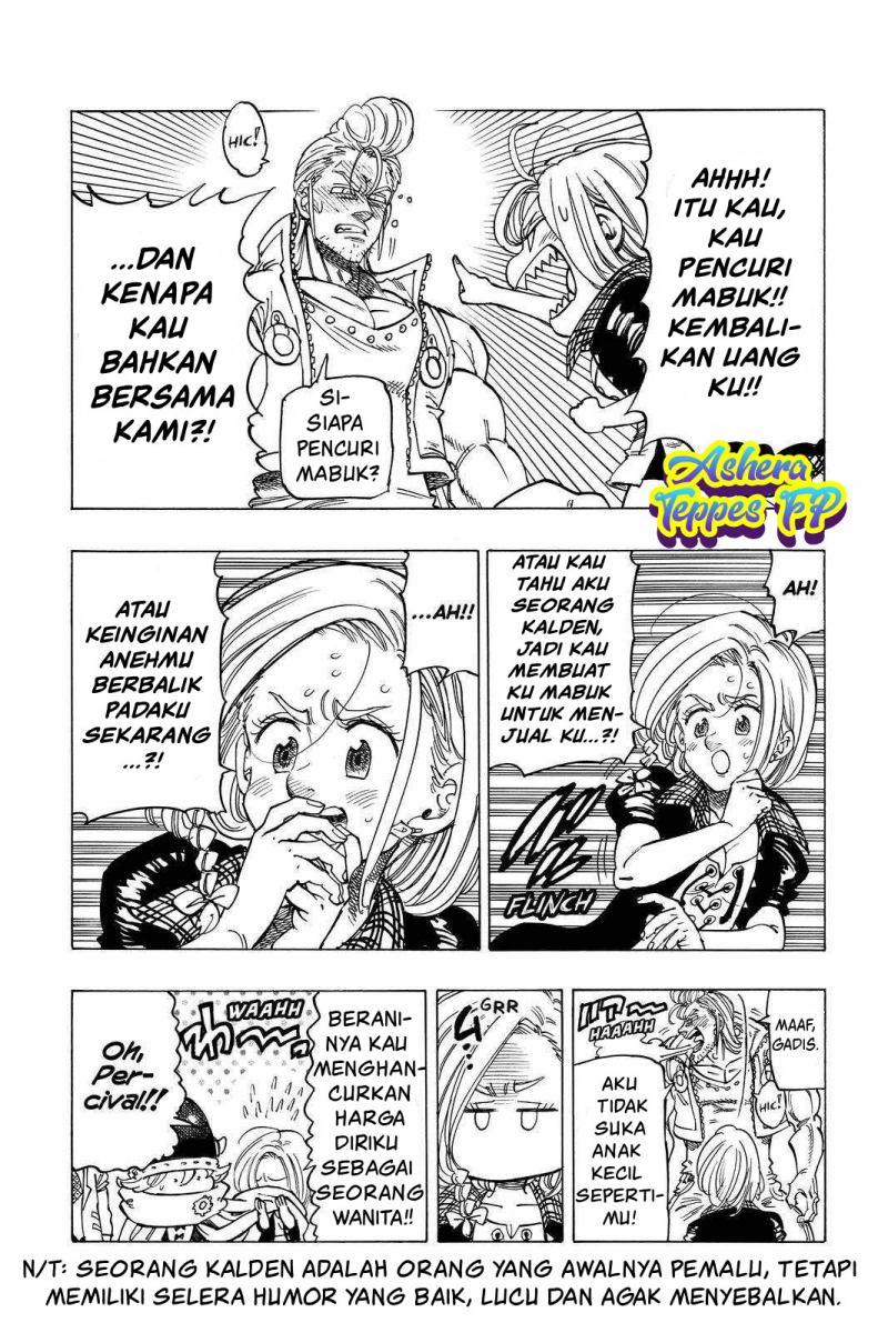 Halaman 5 dari Mokushiroku no Yonkishi Chapter 28