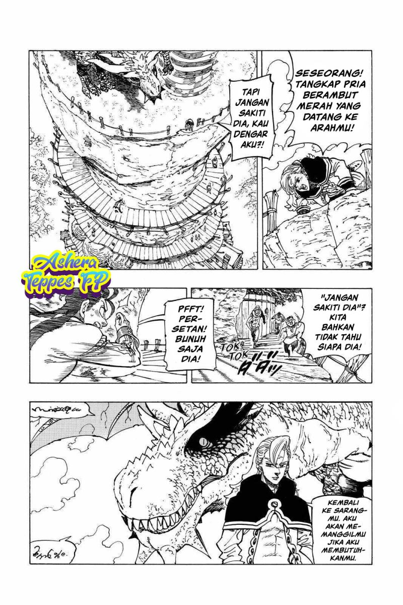 Halaman 8 dari Mokushiroku no Yonkishi Chapter 28