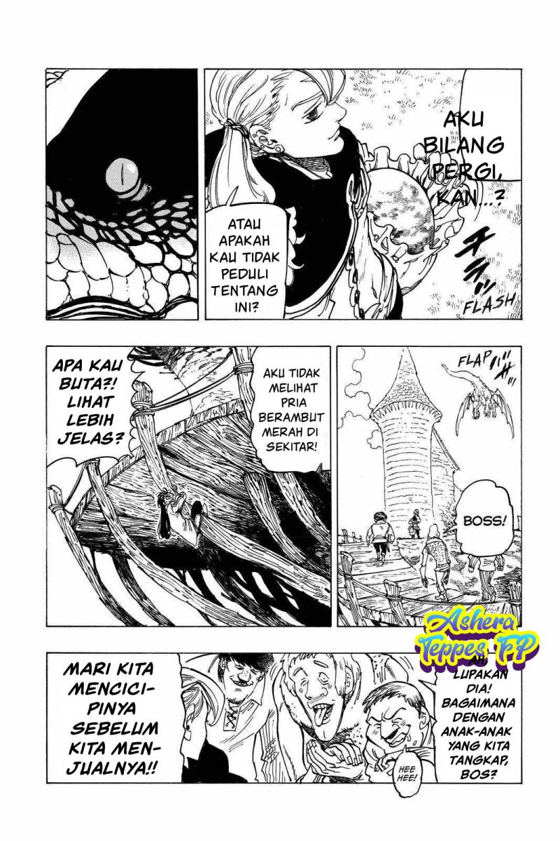 Halaman 9 dari Mokushiroku no Yonkishi Chapter 28