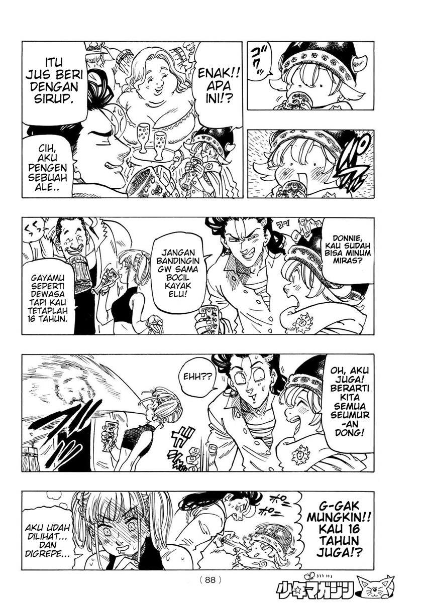 Halaman 11 dari Mokushiroku no Yonkishi Chapter 3