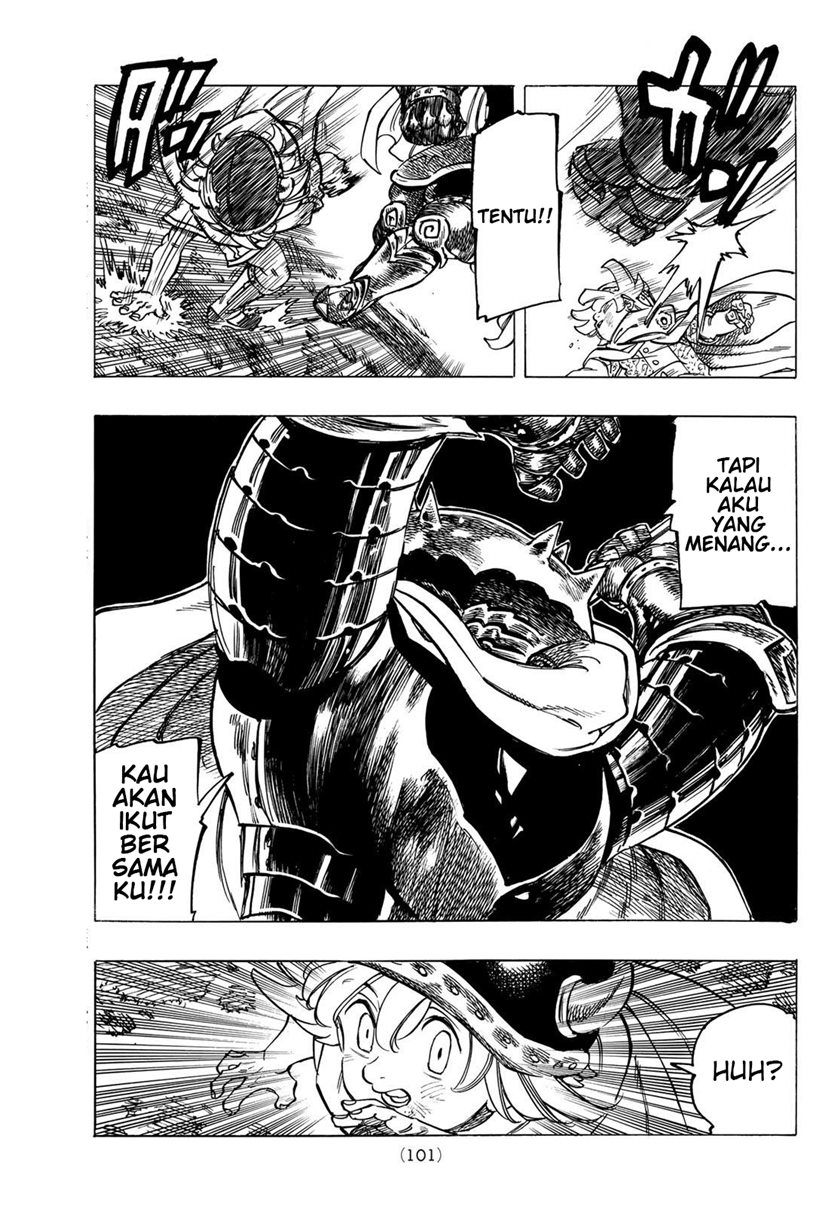 Halaman 23 dari Mokushiroku no Yonkishi Chapter 3