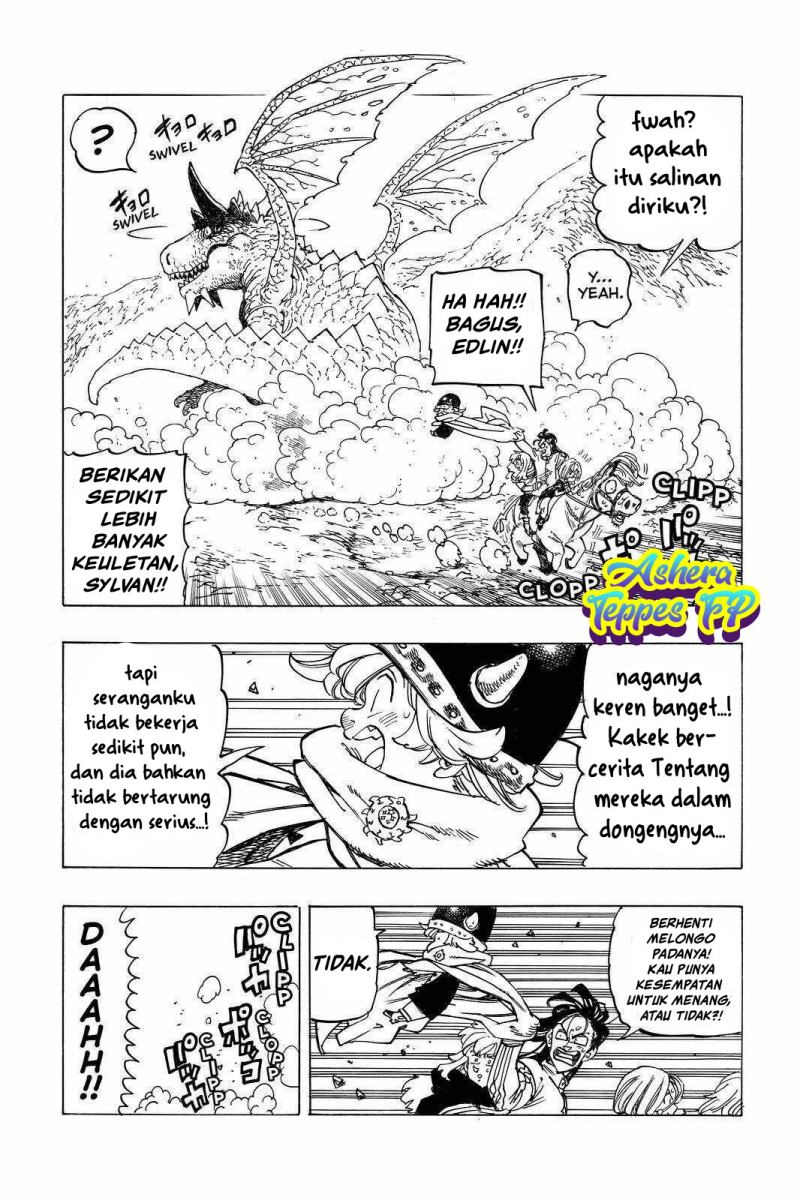 Halaman 15 dari Mokushiroku no Yonkishi Chapter 30