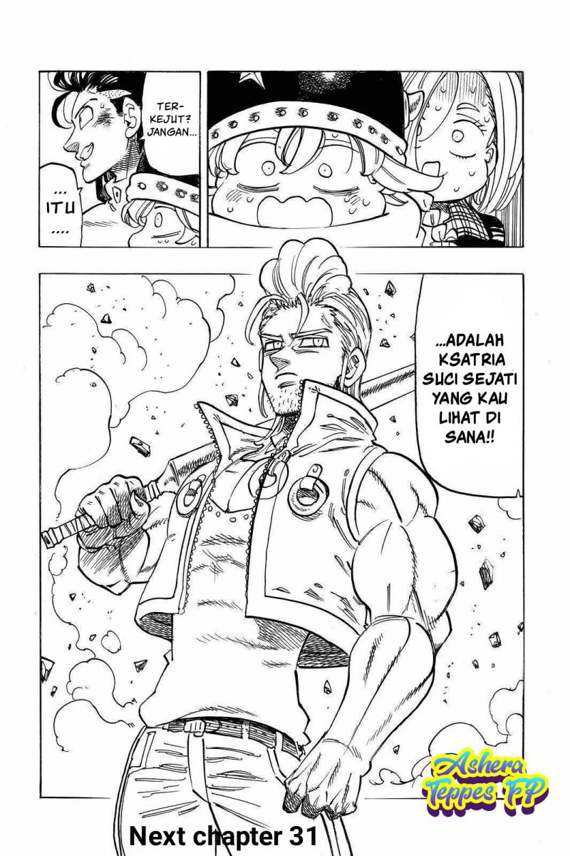 Halaman 21 dari Mokushiroku no Yonkishi Chapter 30