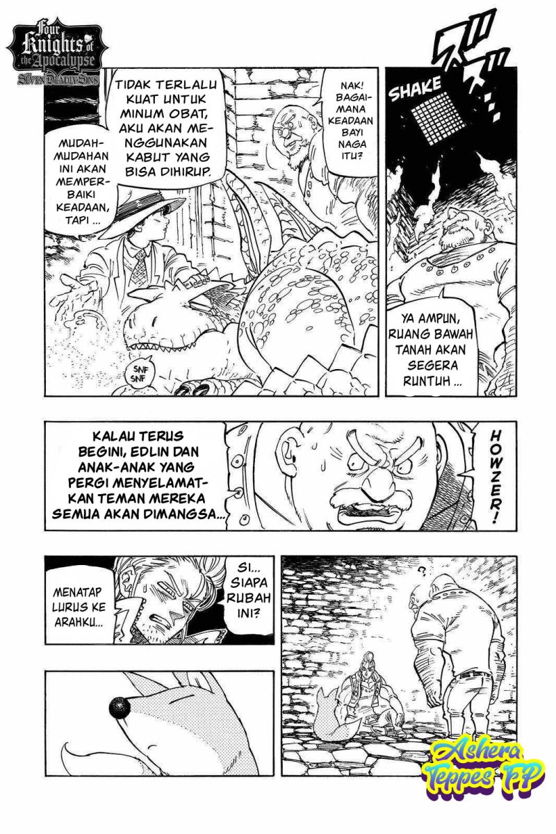 Halaman 3 dari Mokushiroku no Yonkishi Chapter 30