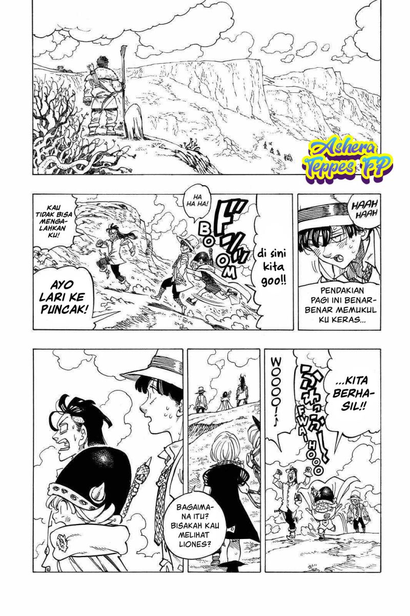 Halaman 14 dari Mokushiroku no Yonkishi Chapter 32