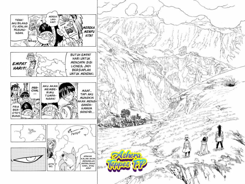 Halaman 15 dari Mokushiroku no Yonkishi Chapter 32