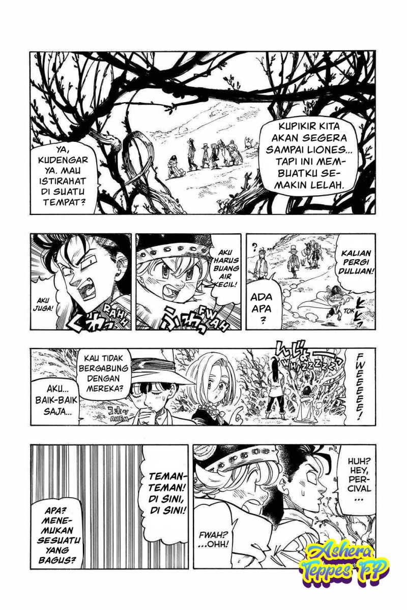 Halaman 16 dari Mokushiroku no Yonkishi Chapter 32