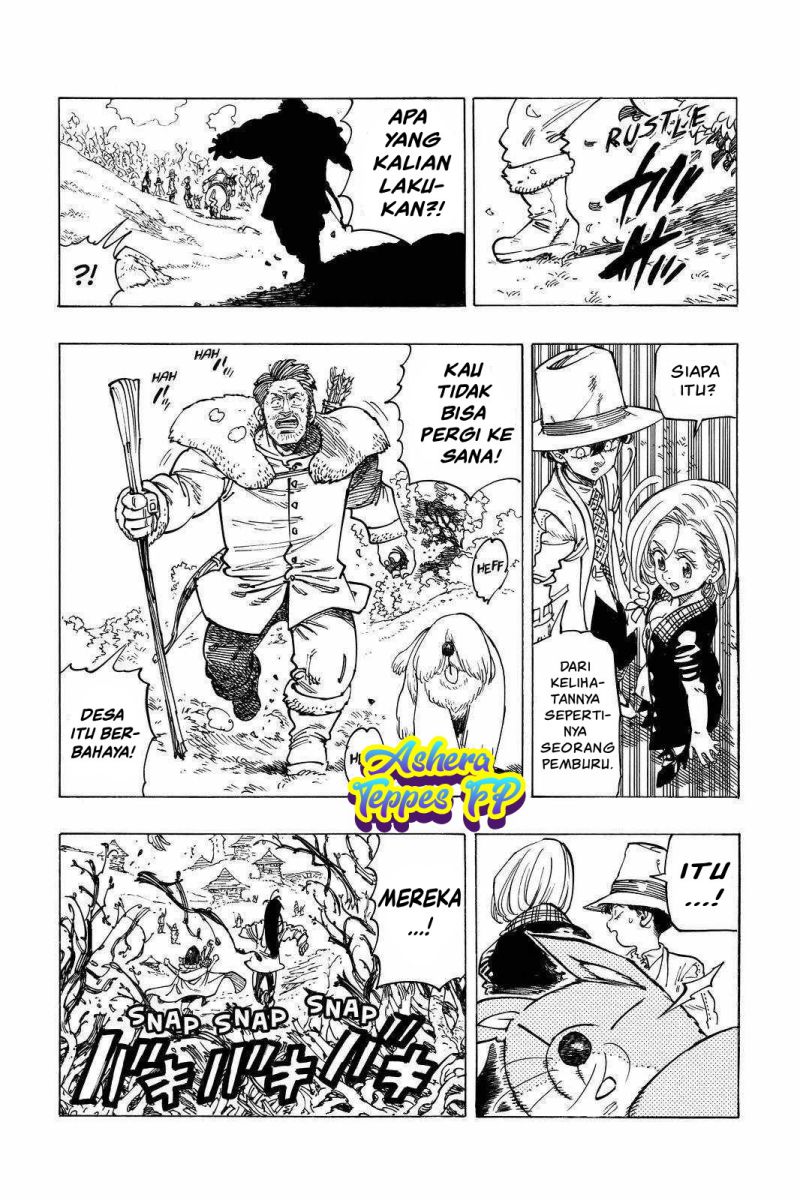 Halaman 18 dari Mokushiroku no Yonkishi Chapter 32
