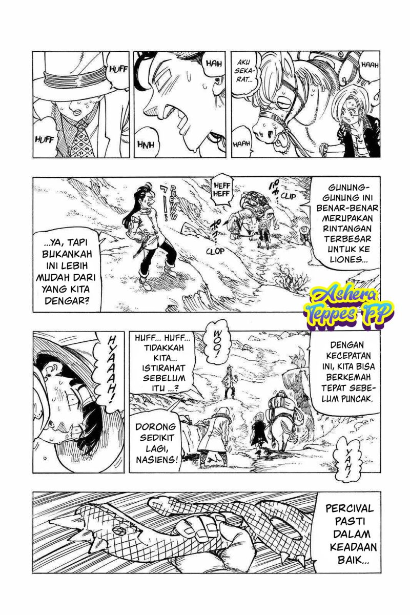 Halaman 4 dari Mokushiroku no Yonkishi Chapter 32