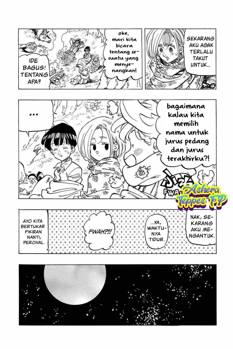 Halaman 8 dari Mokushiroku no Yonkishi Chapter 32