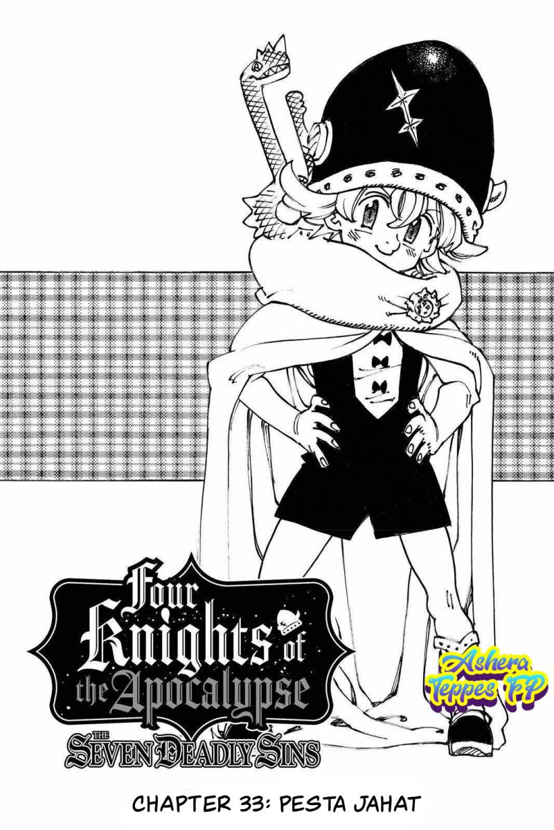 Halaman 2 dari Mokushiroku no Yonkishi Chapter 33