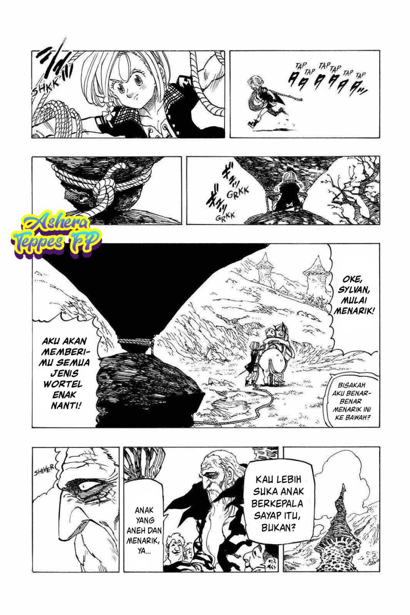 Halaman 14 dari Mokushiroku no Yonkishi Chapter 34