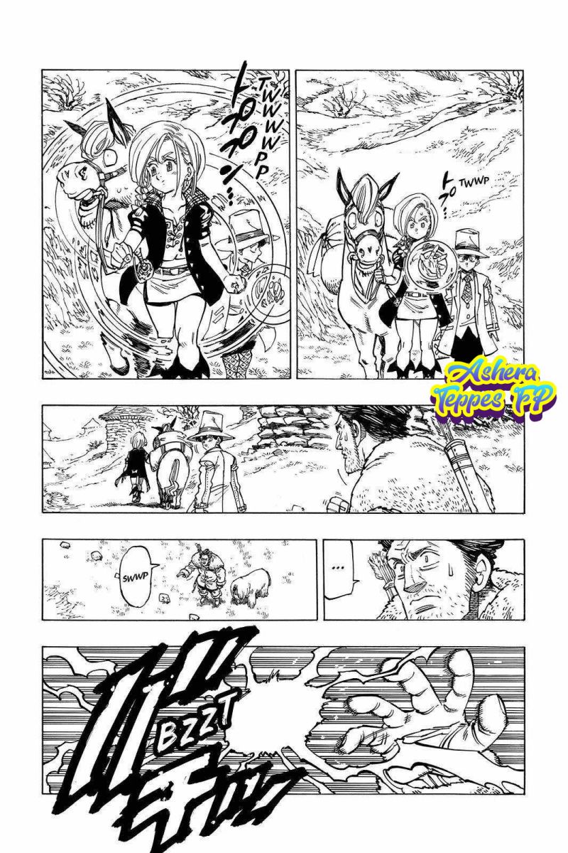 Halaman 3 dari Mokushiroku no Yonkishi Chapter 34