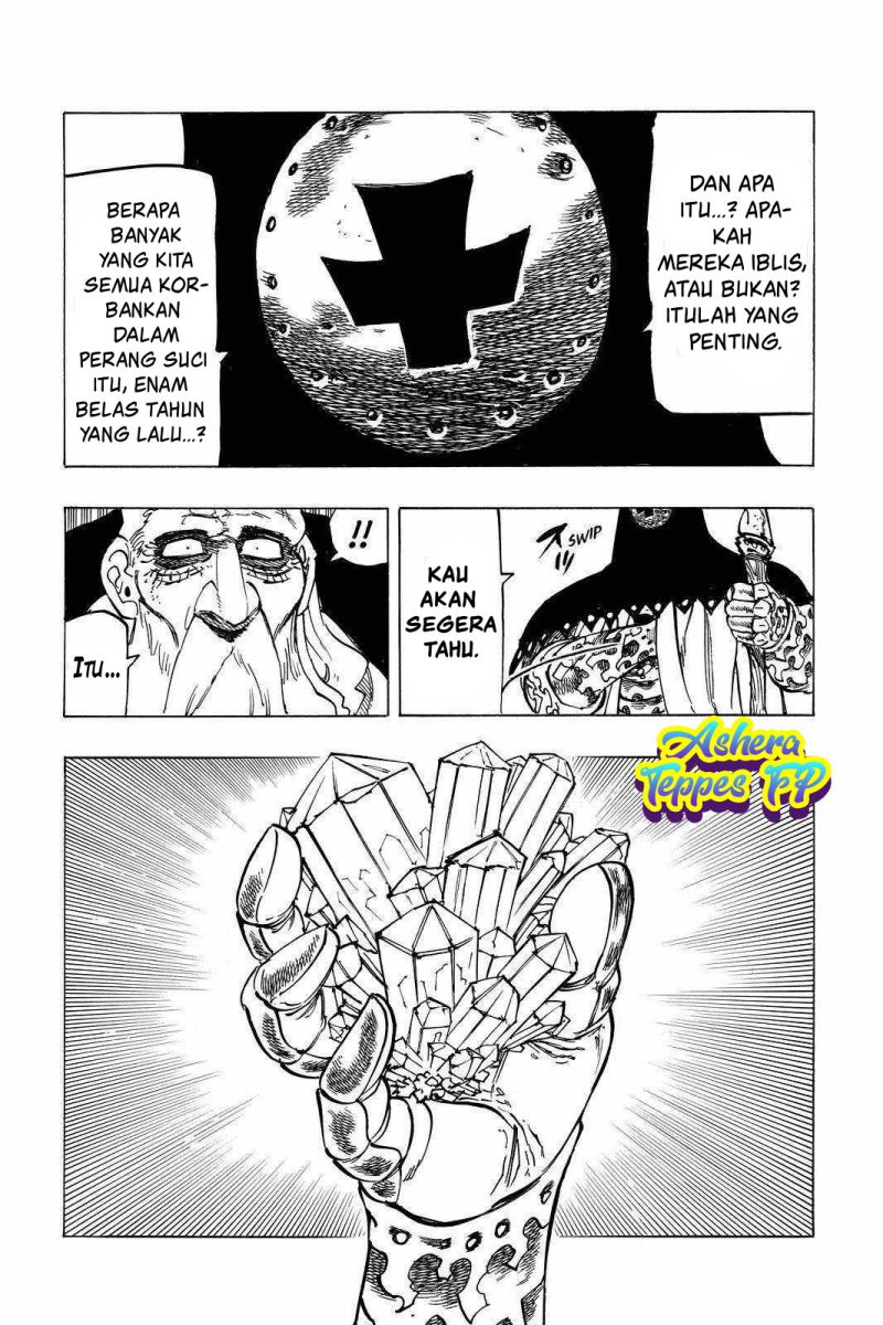 Halaman 11 dari Mokushiroku no Yonkishi Chapter 35