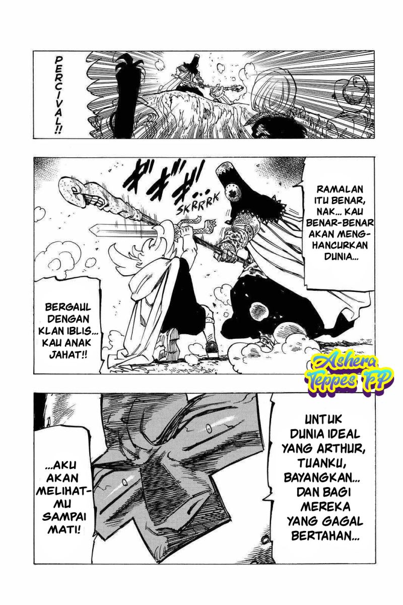 Halaman 18 dari Mokushiroku no Yonkishi Chapter 35
