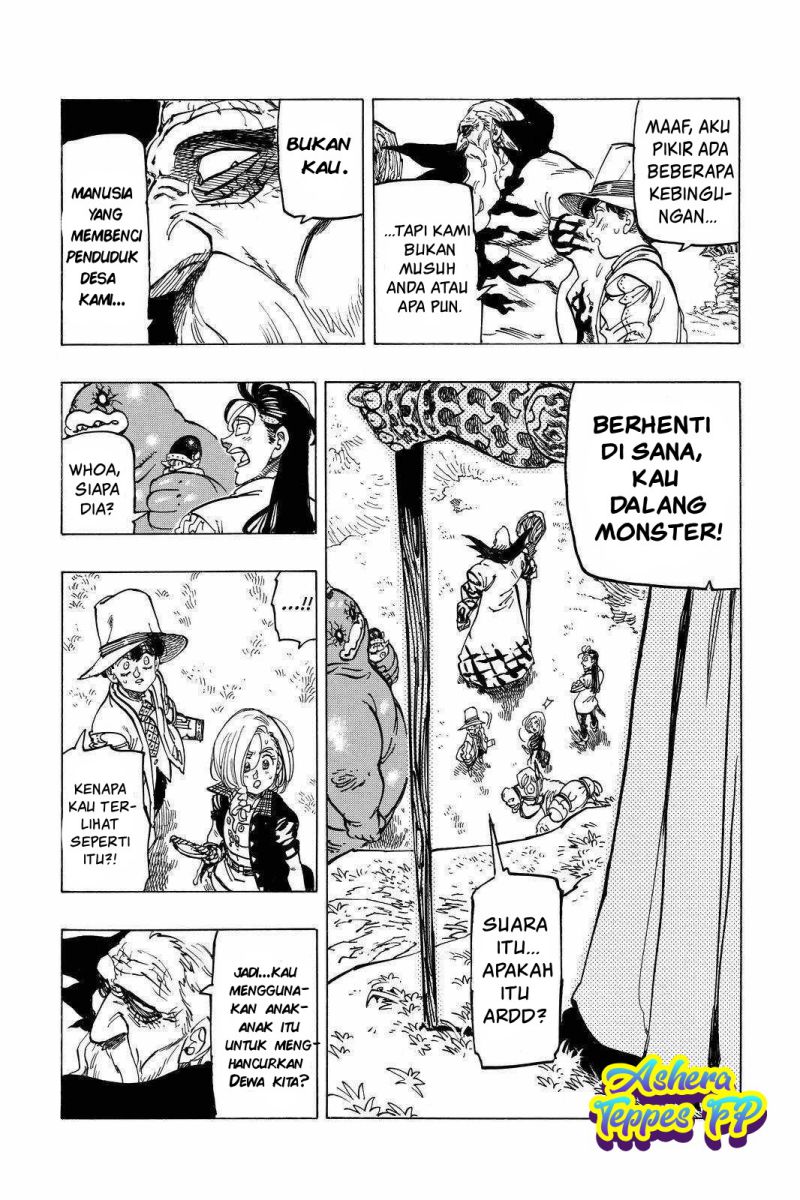 Halaman 8 dari Mokushiroku no Yonkishi Chapter 35