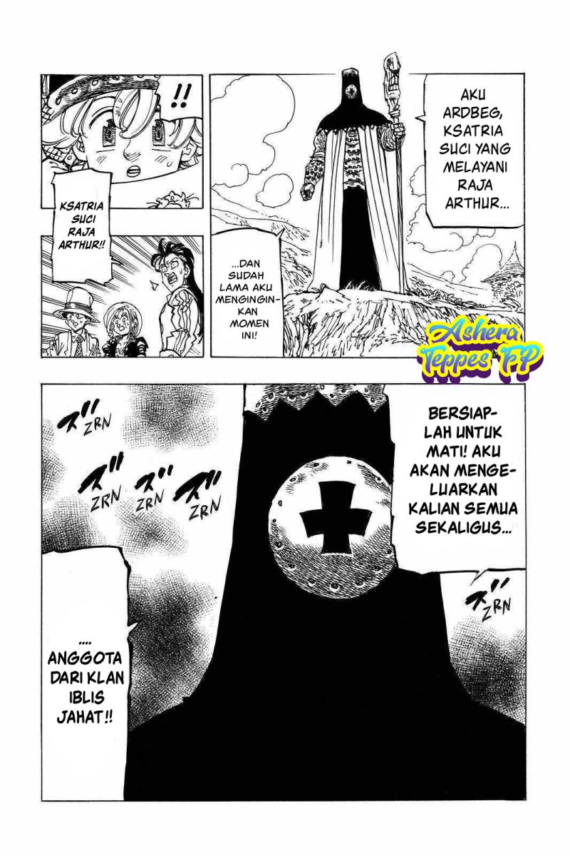 Halaman 9 dari Mokushiroku no Yonkishi Chapter 35