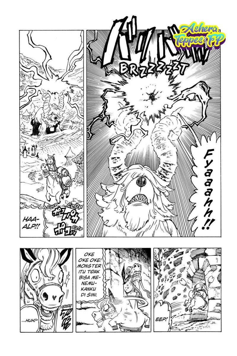 Halaman 10 dari Mokushiroku no Yonkishi Chapter 36
