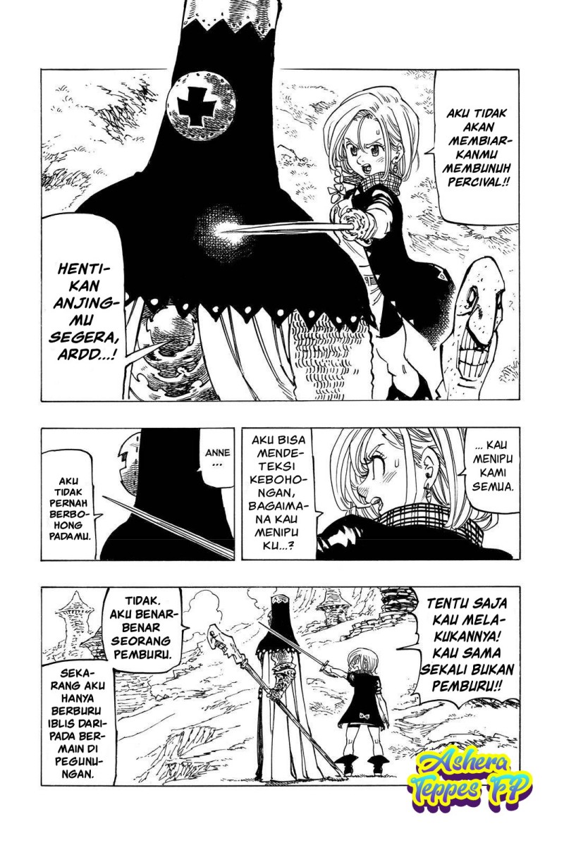Halaman 13 dari Mokushiroku no Yonkishi Chapter 36