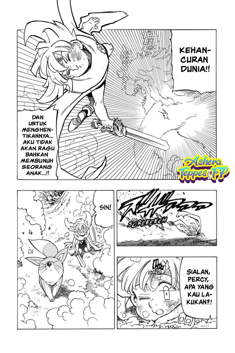 Halaman 17 dari Mokushiroku no Yonkishi Chapter 36
