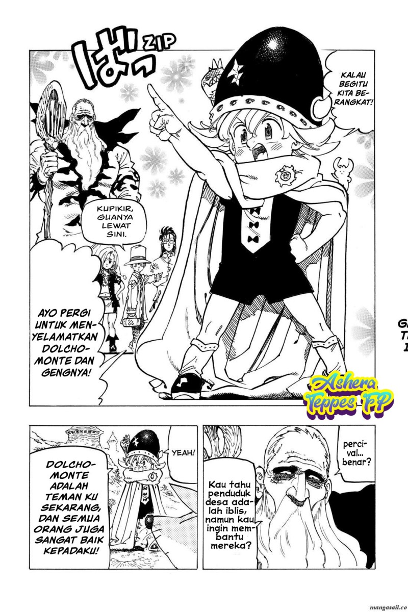 Halaman 11 dari Mokushiroku no Yonkishi Chapter 37