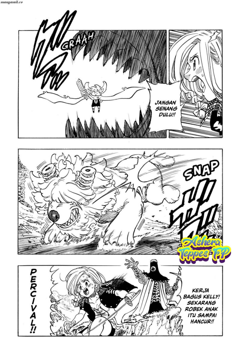 Halaman 6 dari Mokushiroku no Yonkishi Chapter 37