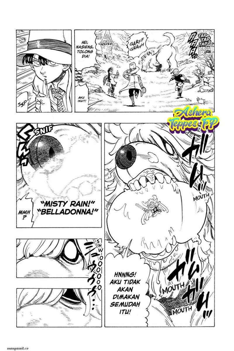 Halaman 7 dari Mokushiroku no Yonkishi Chapter 37